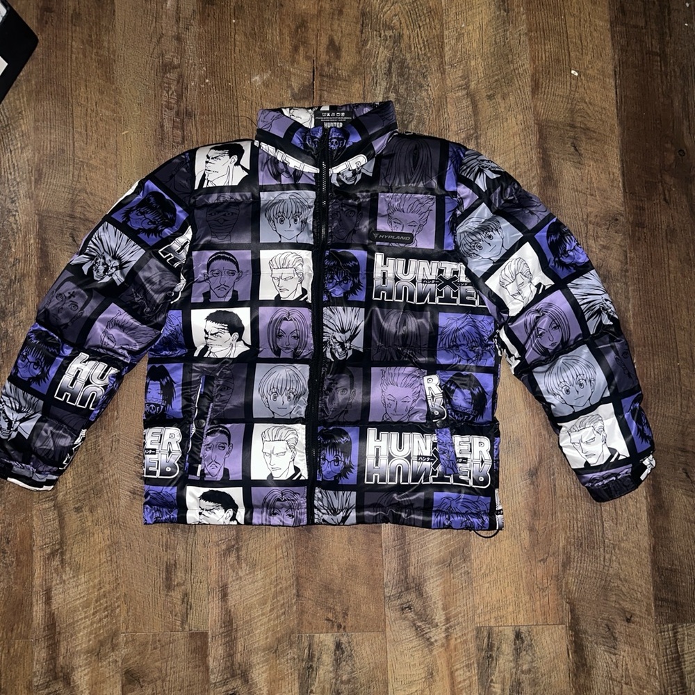 Anime Graphic Puffer Jacket